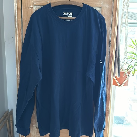 Adidas Blue long sleeve Tee 2XL - Picture 1 of 5